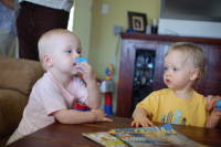 dsc_0315.jpg Devin hung out with Luc after the party.