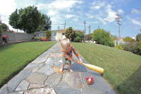 dsc_6619.jpg Dad gets a fish-eye lens.  Devin's got the golf swing down, but the equipment's all wrong...