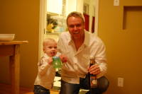 dsc_3737.jpg In matching cowboy shirts and jeans at dad's birthday party