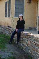 dsc_6265.jpg The Artist poses with her masterpiece.