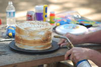dsc_9814.jpg Luc's 2nd birthday cake was so fancy it needed a blowtorch!