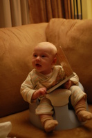 dsc_9064.jpg Devin reads "Beach Babies Wear Shades", a gift from JoJo