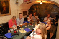 dsc_3340.jpg At the Red Lion Tavern in Silverlake.  Devin learns to love German beer and food!